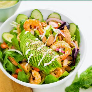 Ensalada Med De Langostinos