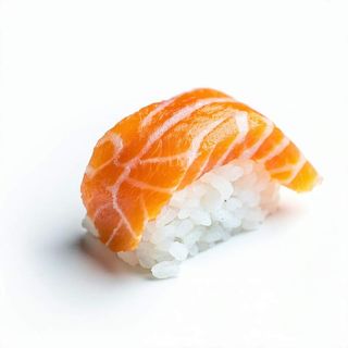 Nigiri de salmón flambeado (2 pzs.)