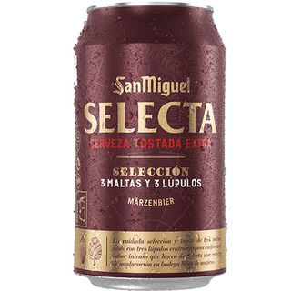 Cerveza San Miguel Selecta Lata 33cl.