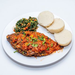 Whole Fish Wet-fry Ugali