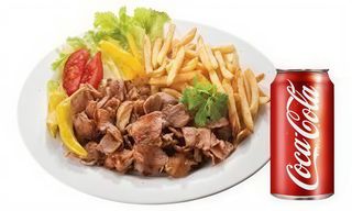 Plato Kebab Con Arroz O Patatas Fritas + Refresco