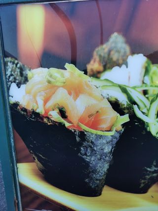 Temaki salmão