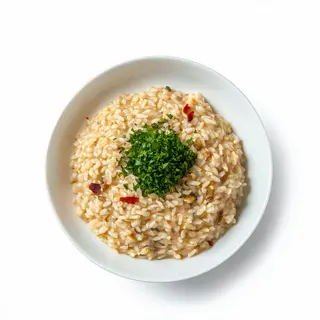 Risotto De Alcachofas Y Jamón