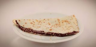 Piadina - Nutella con granella di nocciole