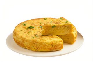 Tortilla De Patata Con Cebolla Caramelizada