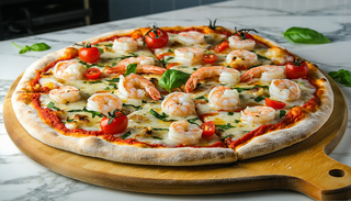 Pizza Crevettes Épicées