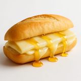 Bocadillo ahumado y miel 