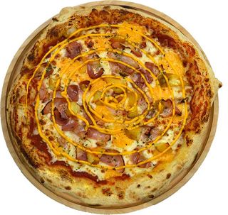 Pizza Artesanal Bacon Y Cheddar (Mediana)