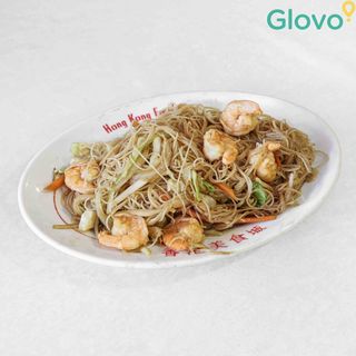 Fideos Fritos Con Gambas