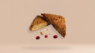 Ciastko owsiane z żurawiną