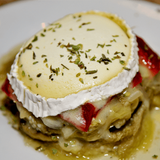 Escalivada con queso de cabra