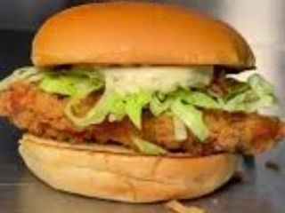 Chicken burger menù