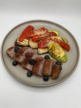 File de rață cu sos de mure