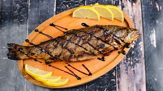 კალმახი გრილზე