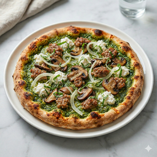 Pizza Salsiccia E Funghi (33 Cm.)