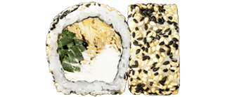 Рол Каліфорнія з печеним лососем (245г)