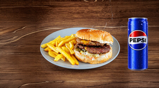 Dupli classic burger + Pepsi 0,33l
