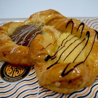 Trenza Crema Y Chocolate
