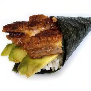 Temaki Anguila, Aguacate con Salsa Anguila ( 1 Ud. )