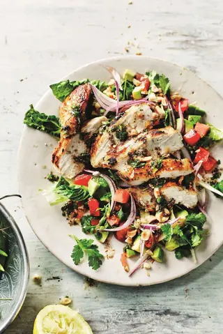 Chicken Chaat Salad