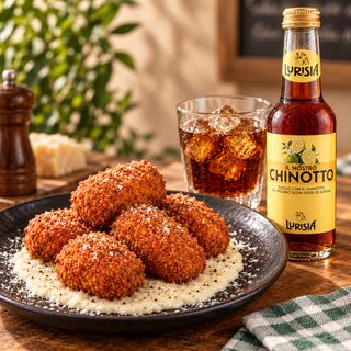Combo Porchetta fritta e chinotto