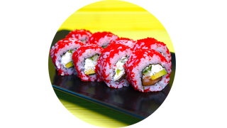 California z łososiem