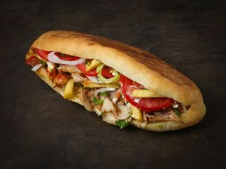 Հավի շաուրմա հացով, մեծ