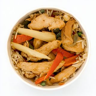 #113 ფახიტასი ბრინჯით მექსიკურად