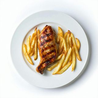 Petto di pollo e patatine