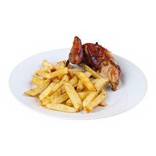 pollo con patatas