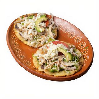 Tostadas de pollo