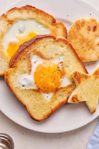 Bread and eggs
