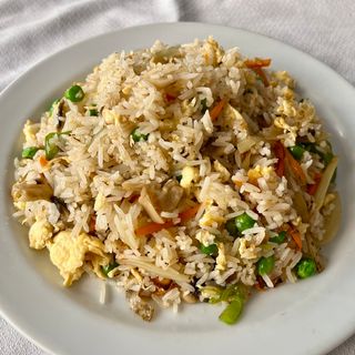 Arroz frito con verduras