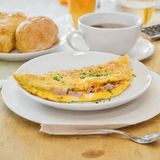 Omelette Jambon Fromage