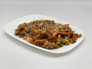 Kineski rezanci od riže sa tri vrste mesa 400g