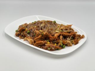 Kineski rezanci od riže sa tri vrste mesa 400g