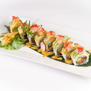 261 - Urakami con gambero rosso di mazzara - 8 pezzi