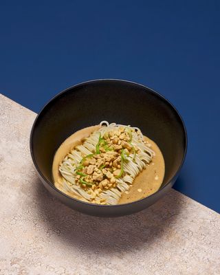 Vegan dan dan noodles