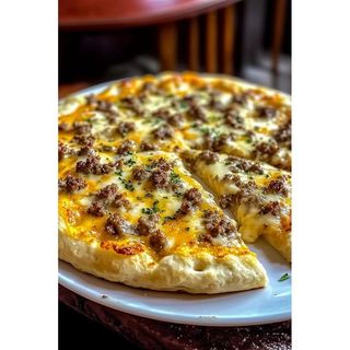 Ham, Bacon, Sausage Pizza