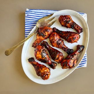 Pałki z kurczaka Tandori BBQ talerz