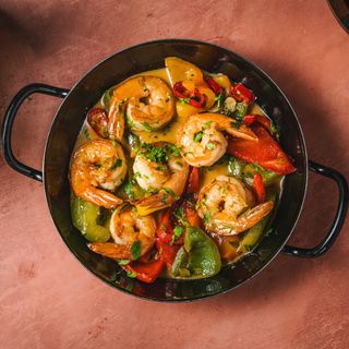 Spicy Shrimps (în sos de unt)