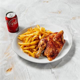 Skrzydełka z frytkami