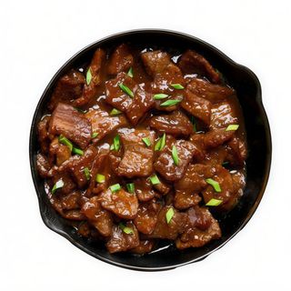 Ternera Estilo Mongolian