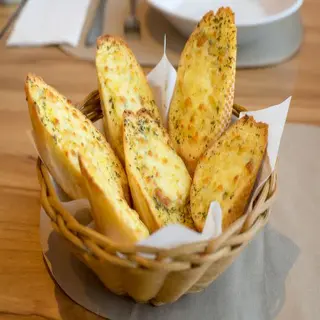 Cheese and garlic