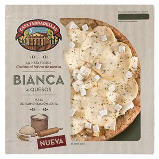 Pizza Fresca Bianca 4 Quesos Casa Tarradellas 400 Gr.