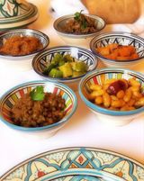 L'assortiment de salades marocaines