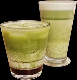 Matcha iced puree