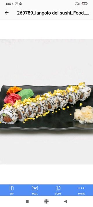 Philadelphia pistacchio roll 8 pezzi