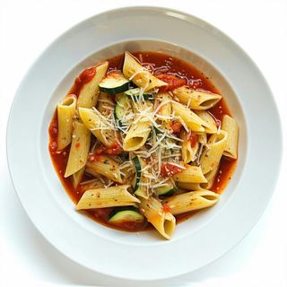 Pasta e zucchine allo speak