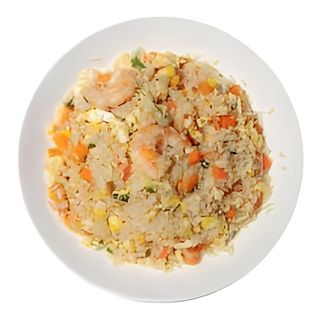 Riso con misto mare e gamberi grandi